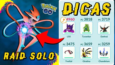 MELHORES Dicas para SOLAR o Deoxys de Ataque nas RAIDS LENDÁRIAS! Pokémon GO