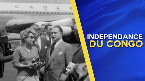 Départ du Premier ministre Gaston Eyskens pour la fête de l'indépendance du Congo Belge 28/06/1960