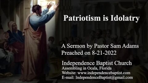 Patriotism is Idolatry