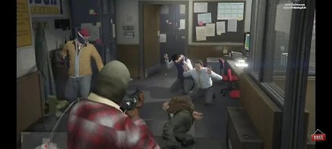 GTA V Mission #1 Bank Robbery