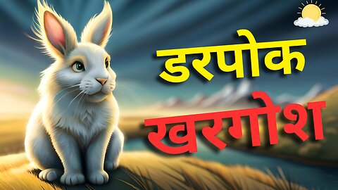 Rabbit story for kids डरपोक खरगोश | बच्चो की कहानी | | hindi moral story