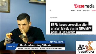 BYE BYE TIK TOK - Black Racist ESPN Host can't even admit he was wrong - Sends a white woman out