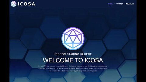 ICOSA staking testnet live!!!!!!!!