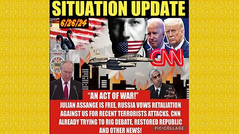 SITUATION UPDATE 6/26/24 - NFauci Testifies To Congress, Nato At War W/Russia, Israel & Hezbollah