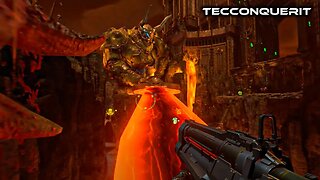 DOOM Eternal activating the Giant and the Giant Sword