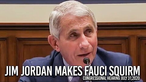Jim Jordan to Fauci: Do Protests Increase the Spread of the Virus? He avoids the question.
