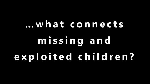 What Connects Missing And Exploited Children?