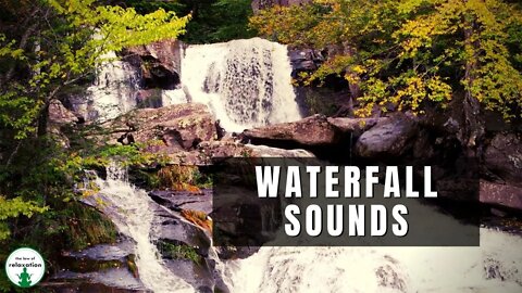 Relaxing Waterfall Sounds for sleeping | 2 hours | Fall asleep fast