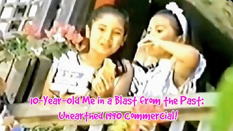 10-Year-Old Me in a Blast from the Past: Unearthed 1990 Commercial!