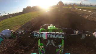 Ride with Krista at Mason Motocross on her Kawasaki KX250f(5 Foot 2 Inches on a stock height KX250f)