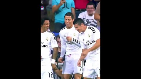 Ronaldo showing his dance moves