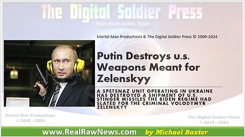 Putin Destroys U.S. Weapons Meant for Zelenskyy