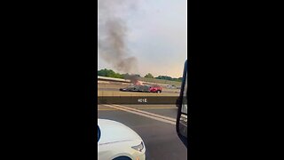 Car Fire In Toronto