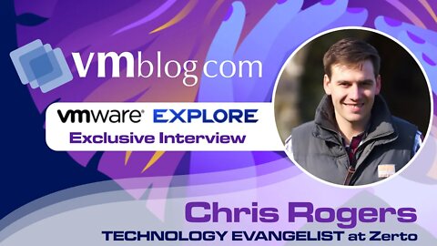 #VMwareExplore 2022 Zerto Video Interview with VMblog (Cloud Data Management and Protection)