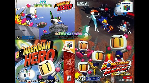 Action Extreme Gaming - Bomberman Hero (Nintendo 64) Part 1 Princess Millian and The Secret Data Disk [Reupload]