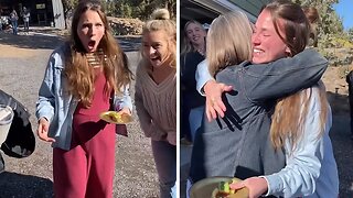 Mom surprises daughter at baby shower