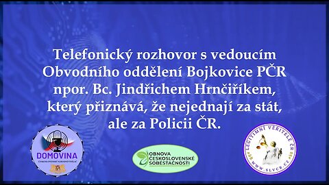 Telefonický rozhovor Policie Bojkovice