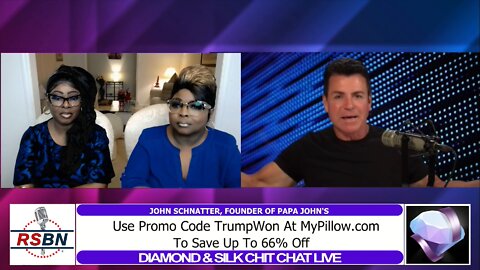 Diamond & Silk Chit Chat Live Joined by: John Schnatter, Founder of Papa John's 9/8/22