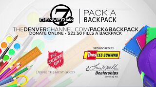 Denver7 viewers donate to help Pack a Backpack campaign