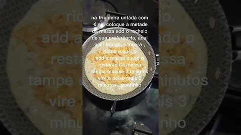 Receita com pão de aveia