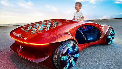 Dad Builds Mercedes Vision AVTR For His Son's 2nd Birthday