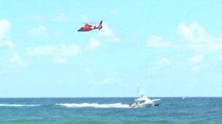 Search for boater overboard off of Lake Worth Inlet