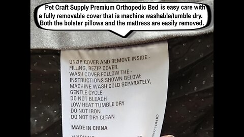 Pet Craft Supply Premium Orthopedic Memory Foam Dog Bed Large Dog Bed - Dog Sofa Dog Couch Loun...