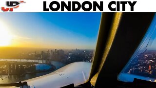 Piloting the Fokker 50 from London City | Cockpit Views