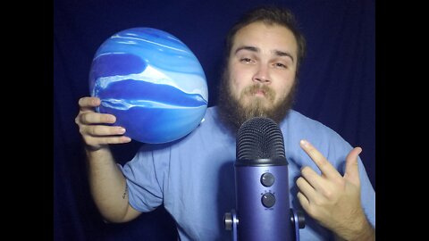 ASMR /\ Why So Blue? ( No talking, Tapping, Hand Sounds, Balloons Sounds, And a Fly Friend relax )