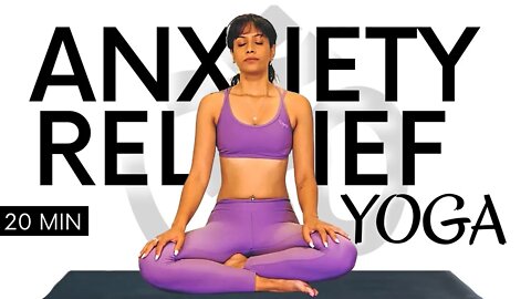 Yoga for Reducing Stress & Anxiety | 20 Minute Flow to Calm the Mind