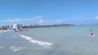 Praia de Pajuçara em Maceió