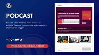 Podcast Free WordPress Theme Tutorial