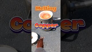 Melting Copper Wire #shorts #copper #melting
