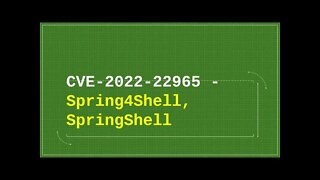 CVE-2022-22965 - Spring4Shell, SpringShell no JAVA+Spring