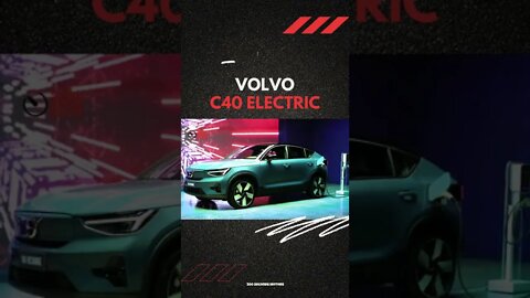VOLVO C40 RECHARGE with 408 hp, a beautiful and efficient electric suv coupé #SHORTS