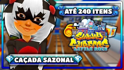 Subway Surfers Little Rock | Caçada Sazonal até 240 Itens