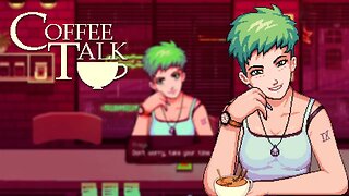 Warm Coffee With Freya | Lofi Music And Rain | Coffee Talk Ambience