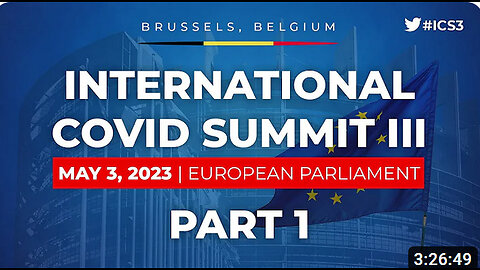 Международный саммит по Covid III - часть 1 - Европейский парламент, Брюссель