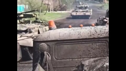 💢 Russian BMPT "Terminator" AFV column in Donbass.