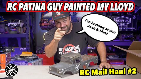 RC Mail Haul 2: Custom Painted Lloyd by RC Patina Guy and a Kyosho USA-1 Has Landed.