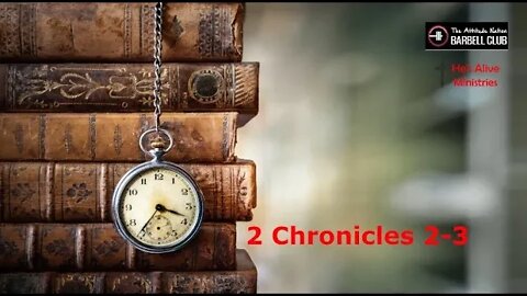 2 Chronicles 2-3 - Solomon Builds the Temple