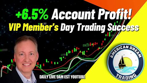 How A VIP Member Achieved +6.5% Account Profit - Day Trading Success In The Stock Market