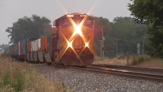 CSX I017 Intermodal Double-Stack Train From Bascom, Ohio July 24, 2022