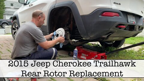 Replacing the Rear Rotors on our 2015 Jeep Cherokee Trailhawk