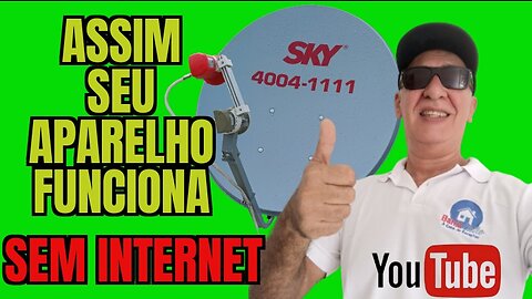 SKYGATO NO SATÉLITE 61W +70W MAIS DE 400 CANAIS GRATIS