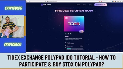 Tidex Exchange Polypad IDO Tutorial - How To Participate & Buy $TDX On Polypad?