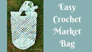 Easy Crochet Projects: Easy Crochet Market Bag