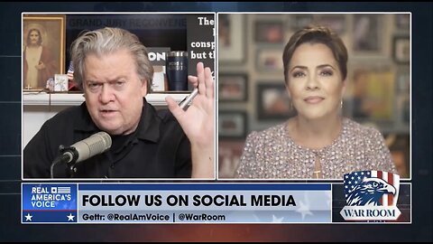 Kari Lake Tells Steve Bannon About How Bad The Signature Verification Was in Arizona