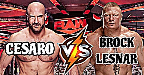 WWE WRESTLING MATCH / CESARO VS BROCK LESNAR💪💪🥰💪🙏