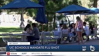 UC Schools mandate flu shot for students and employees